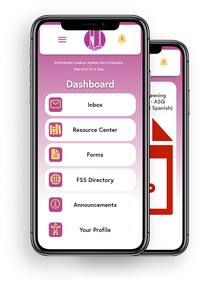 delaware family support hub screenshots