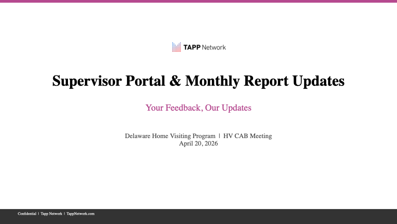 HV CAB Portal Updates - April 2026